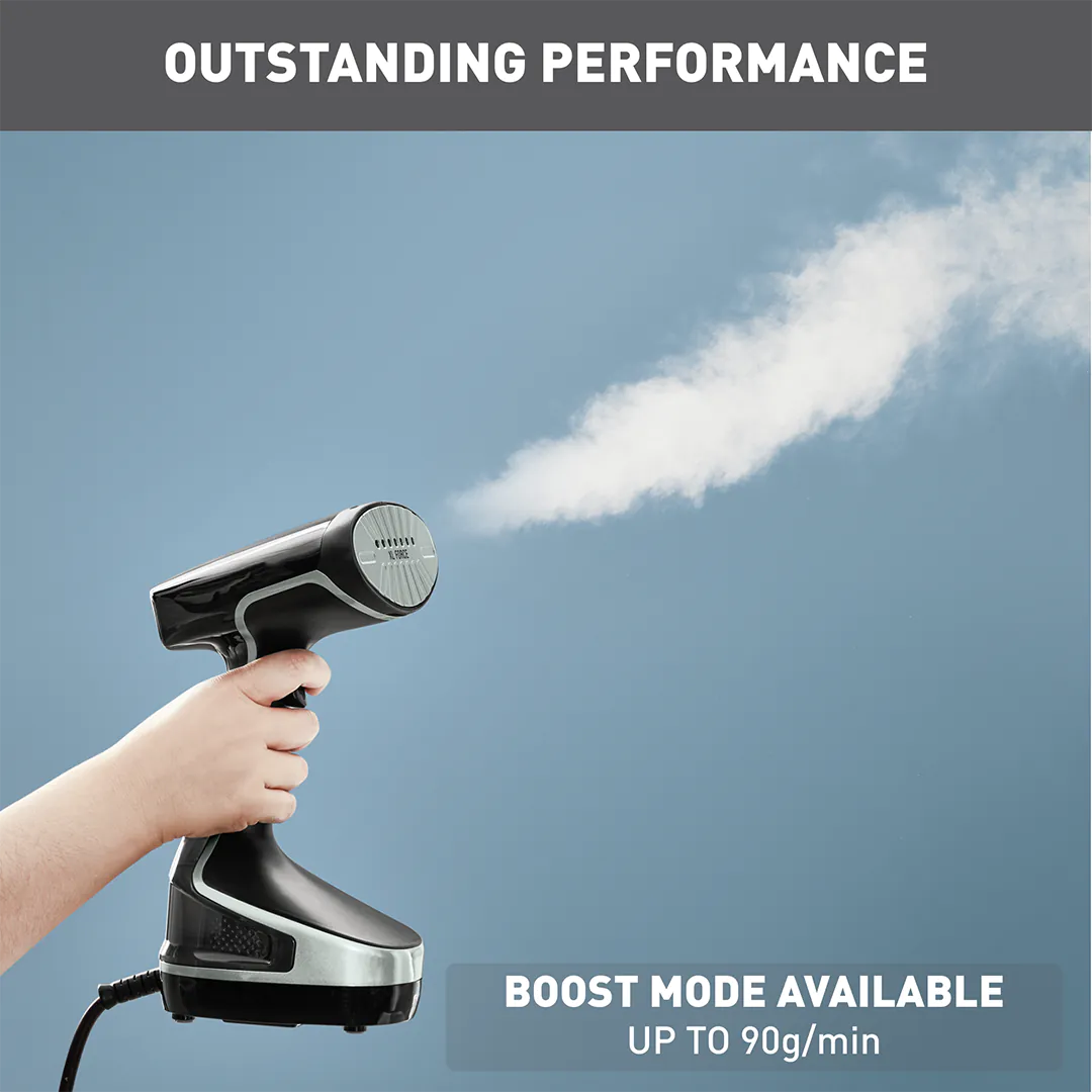 Tefal Access Steam Force DT8250 Clothes Steamer - Black / Silver